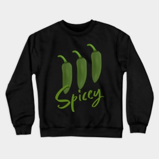 Green Jalapeno Spicey Crewneck Sweatshirt